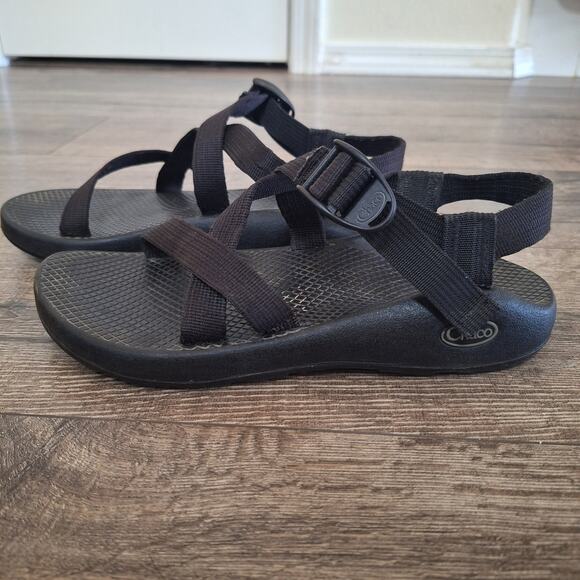 Chaco z/1 black classic outdoor sandals hiking shoes women's 8 - Picture 2 of 6